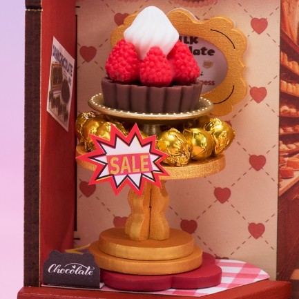 Rolife DS046 Sweet Chocolate Shop 3D Wooden Puzzle - Thumbnail