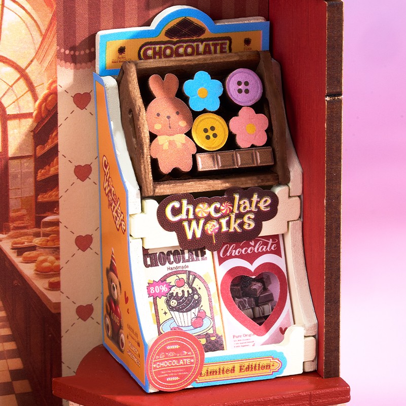 Rolife DS046 Sweet Chocolate Shop 3D Wooden Puzzle