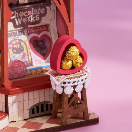 Rolife DS046 Sweet Chocolate Shop 3D Wooden Puzzle - Thumbnail