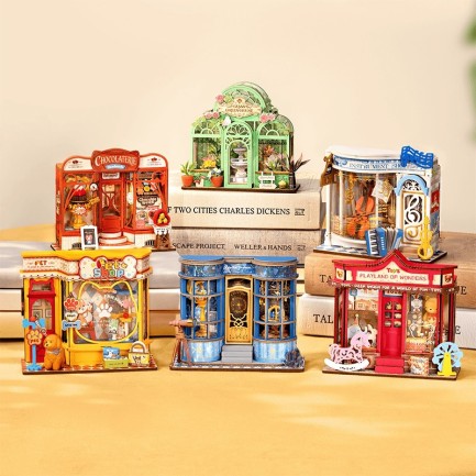 Rolife DS047 Melody Instrument Shop 3D Wooden Puzzle - Thumbnail