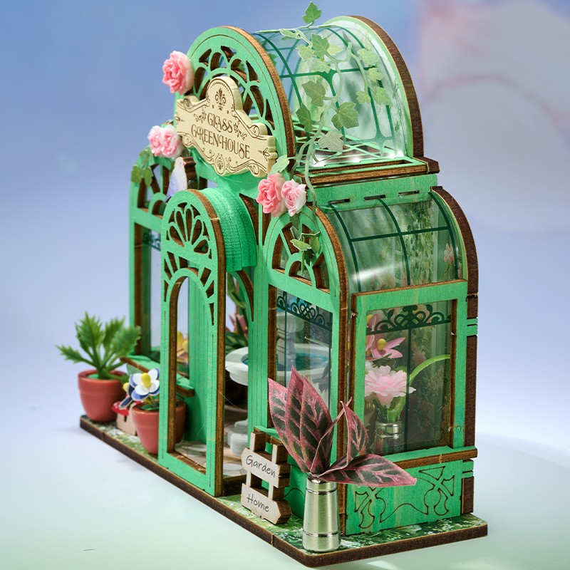 Rolife DS049 Green Fountain Garden 3D Wooden Puzzle