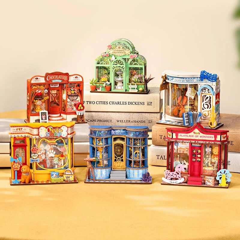 Rolife DS049 Green Fountain Garden 3D Wooden Puzzle