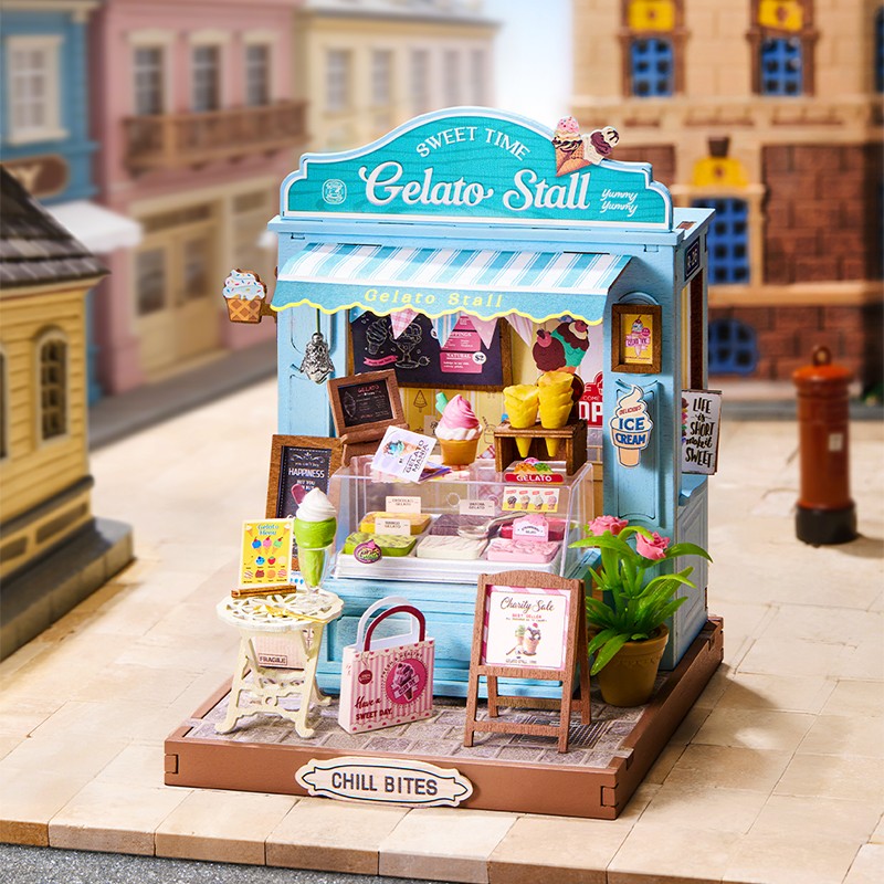 Rolife DS052 Gelato Stall 3D Wooden Puzzle
