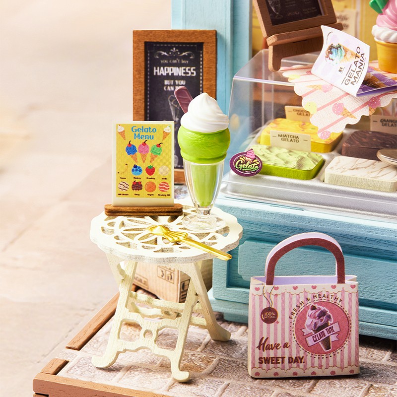 Rolife DS052 Gelato Stall 3D Wooden Puzzle