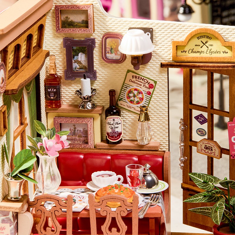 Rolife DS053 Champs-Élysées Bistro 3D Wooden Puzzle