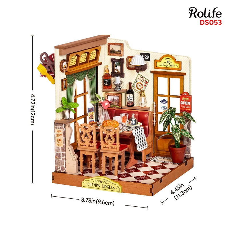 Rolife DS053 Champs-Élysées Bistro 3D Wooden Puzzle
