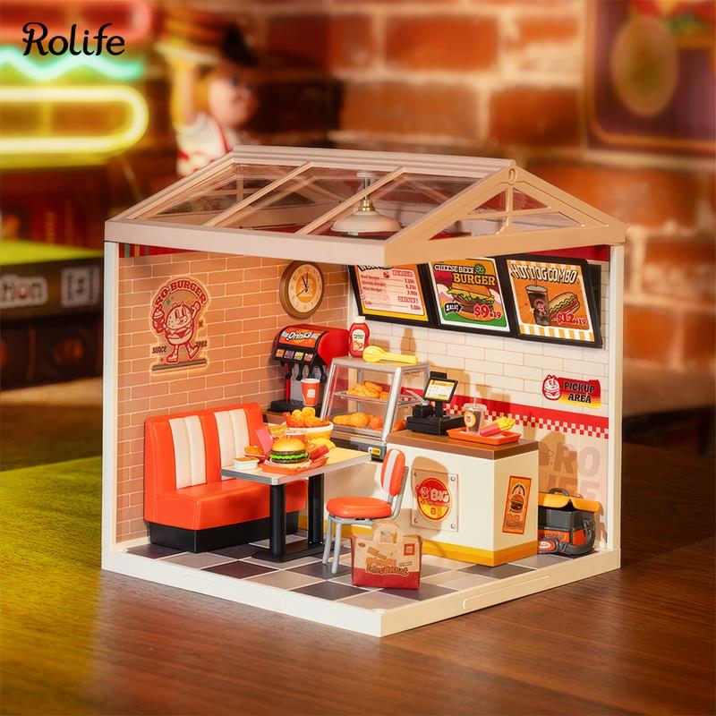 Rolife DW010 Yum Yum Burgers DIY Miniature House