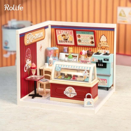 Rolife - Rolife DW018B Flavorful Ice Cream DIY Miniature House