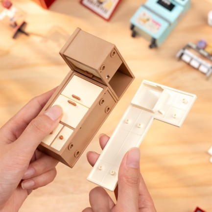 Rolife DW018B Dondurma Dükkanı (Flavorful Ice Cream) DIY Minyatür Maket Model Seti Mini Dollhouse 3D Model Kit Detaylı Dekoratif Hobi Seti 3D Puzzle Tiny House - Thumbnail