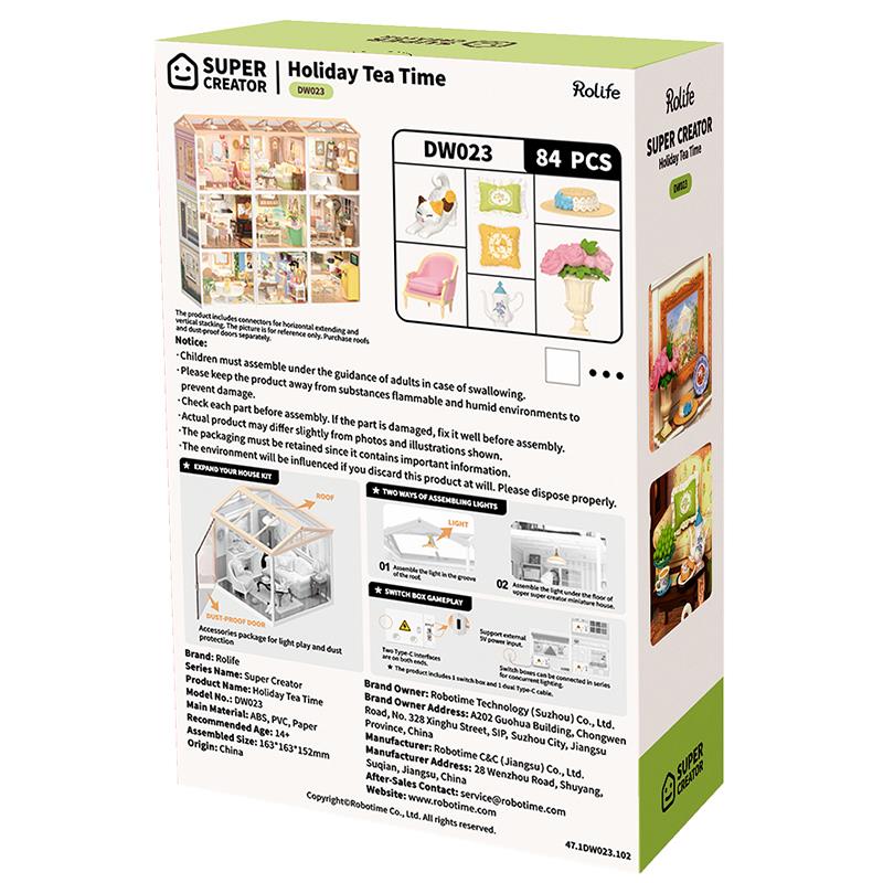 Rolife DW023 Holiday Tea Time DIY Miniature House