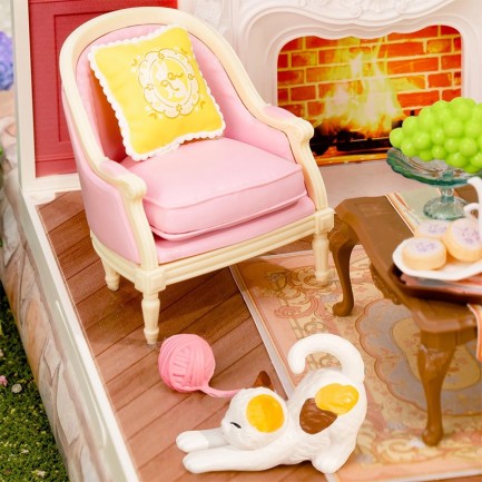 Rolife DW023 Çay Saati (Holiday Tea Time) DIY Minyatür Maket Model Seti Mini Dollhouse 3D Model Kit Detaylı Dekoratif Hobi Seti 3D Puzzle Tiny House - Thumbnail