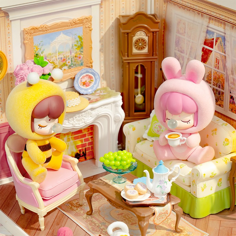 Rolife DW023 Çay Saati (Holiday Tea Time) DIY Minyatür Maket Model Seti Mini Dollhouse 3D Model Kit Detaylı Dekoratif Hobi Seti 3D Puzzle Tiny House