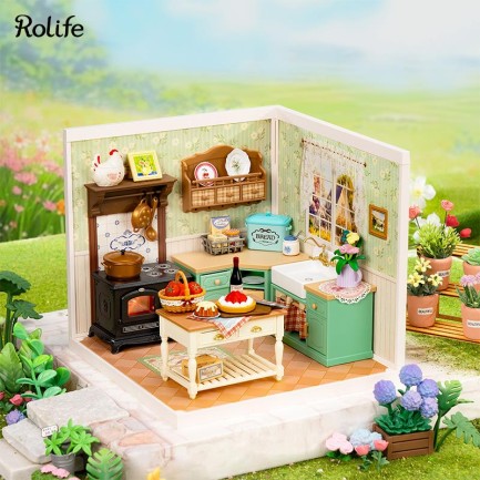 Rolife - Rolife DW024 Farmhouse Kitchen DIY Miniature House