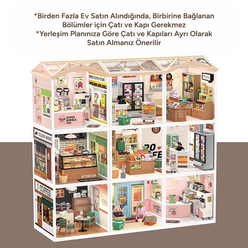 Rolife DWP05 Dust-proof Door B 3D Wooden Puzzle