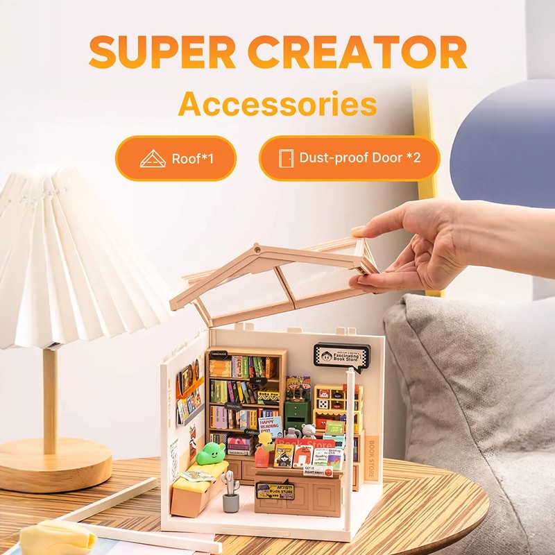 Rolife DWP10 Roof D 3D Wooden Puzzle