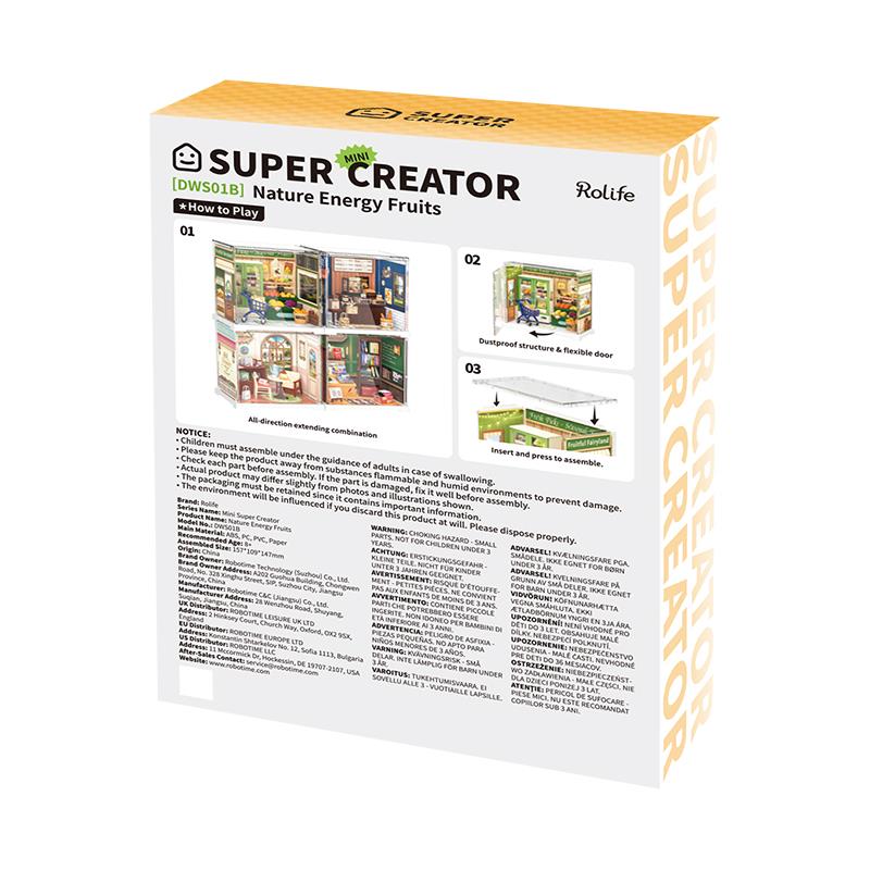Rolife DWS01B Nature Energy Fruits DIY Miniature House