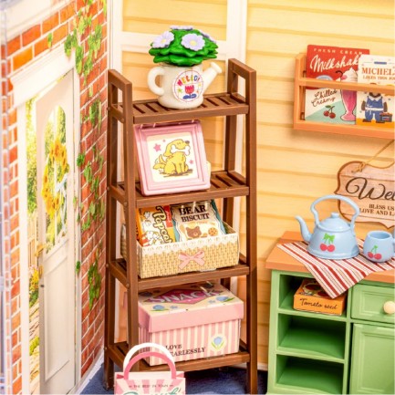 Rolife DWS07B Veranda (Sunshine Sip Porch) DIY Minyatür Maket Model Seti Mini Dollhouse 3D Model Kit Detaylı Dekoratif Hobi Seti 3D Puzzle Tiny House - Thumbnail