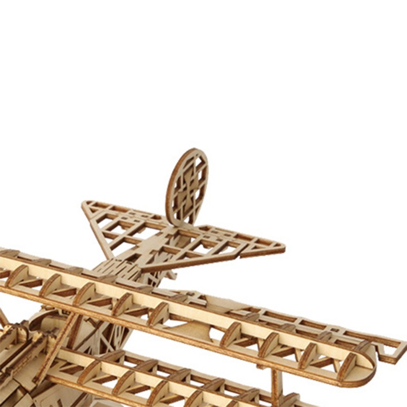 Rolife TG301 Uçak (Airplane) DIY Minyatür Maket Model Seti Ahşap 3D Wooden Puzzle 3D Model Kit Detaylı Dekoratif Hobi Seti Ahşap Maket