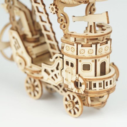 Rolife TG407 Zeplin (Airship) DIY Minyatür Maket Model Seti Ahşap 3D Wooden Puzzle 3D Model Kit Ahşap Maket Dekoratif Hobi Seti - Thumbnail