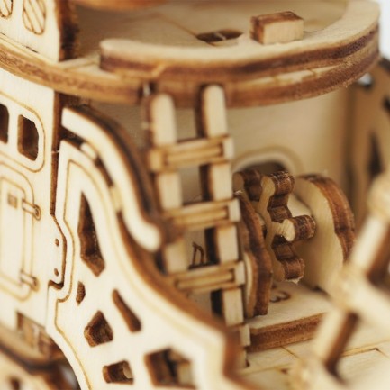 Rolife TG407 Zeplin (Airship) DIY Minyatür Maket Model Seti Ahşap 3D Wooden Puzzle 3D Model Kit Ahşap Maket Dekoratif Hobi Seti - Thumbnail
