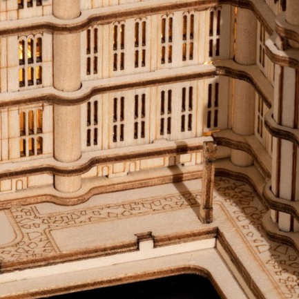 Rolife TG507 Saat Kulesi (Big Ben) DIY Minyatür Maket Model Seti Ahşap 3D Wooden Puzzle 3D Model Kit Detaylı Dekoratif Hobi Seti Ahşap Maket - Thumbnail
