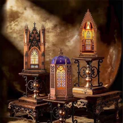 Rolife TGA01 Twin-Tower Cathedral 3D Wooden Puzzle - Thumbnail