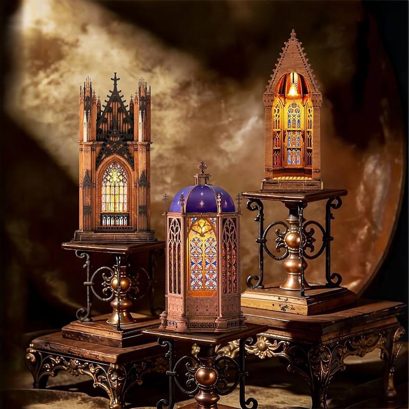 Rolife TGA01 Twin-Tower Cathedral 3D Wooden Puzzle