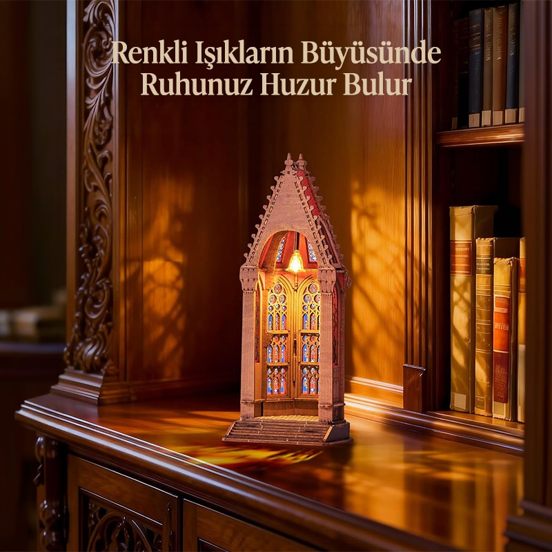 Rolife TGA03 Geometric Cathedral 3D Wooden Puzzle