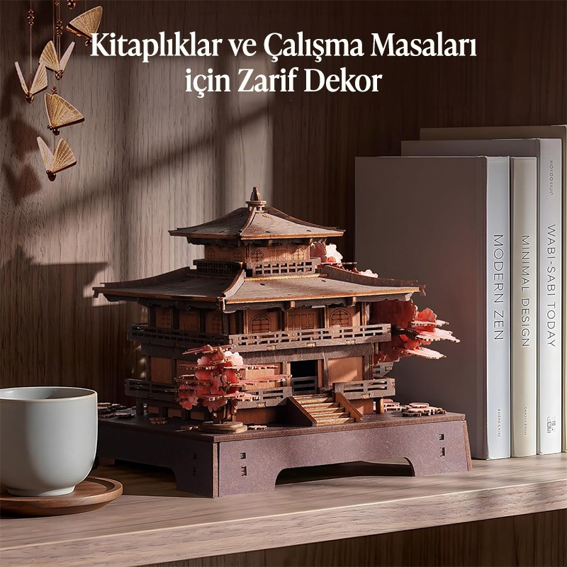 Rolife TGA07 Sakura Pavilion 3D Wooden Puzzle