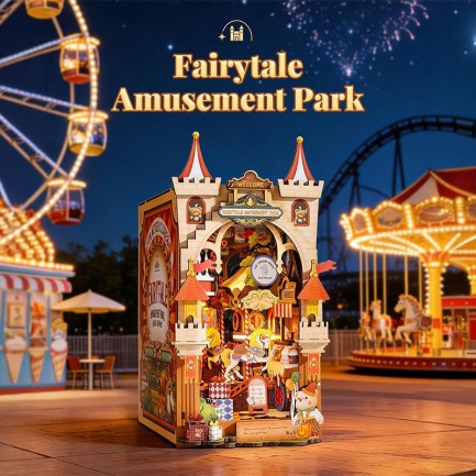 Rolife TGB17 Fairytale Amusement Park 3D Wooden Puzzle - Thumbnail