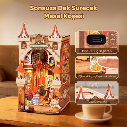 Rolife TGB17 Fairytale Amusement Park 3D Wooden Puzzle - Thumbnail