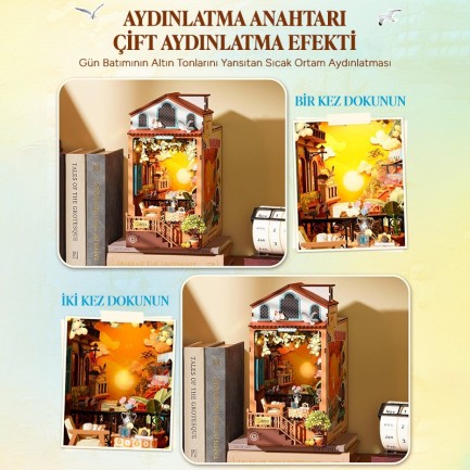 Rolife TGB18 Sunset Isle 3D Wooden Puzzle - Thumbnail