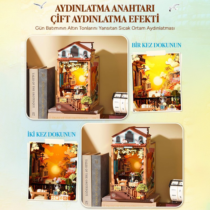 Rolife TGB18 Sunset Isle 3D Wooden Puzzle