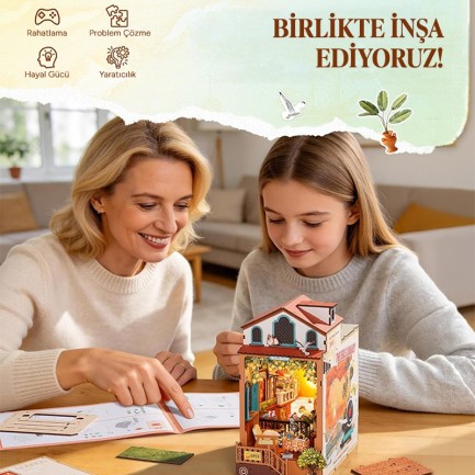 Rolife TGB18 Sunset Isle 3D Wooden Puzzle - Thumbnail