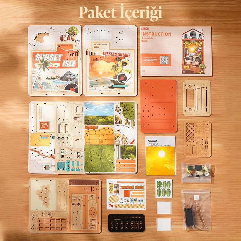 Rolife TGB18 Sunset Isle 3D Wooden Puzzle