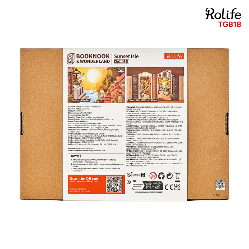 Rolife TGB18 Sunset Isle 3D Wooden Puzzle