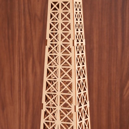 Rolife TGC02 Eyfel Kulesi (Eiffel Tower Plus) DIY Minyatür Maket Model Seti Ahşap 3D Wooden Puzzle 3D Model Kit Detaylı Dekoratif Hobi Seti Ahşap Maket - Thumbnail