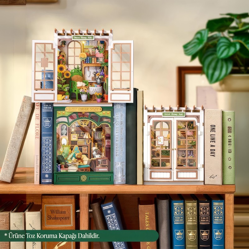 Rolife TGE03 Quiet Corner Study 3D Wooden Puzzle