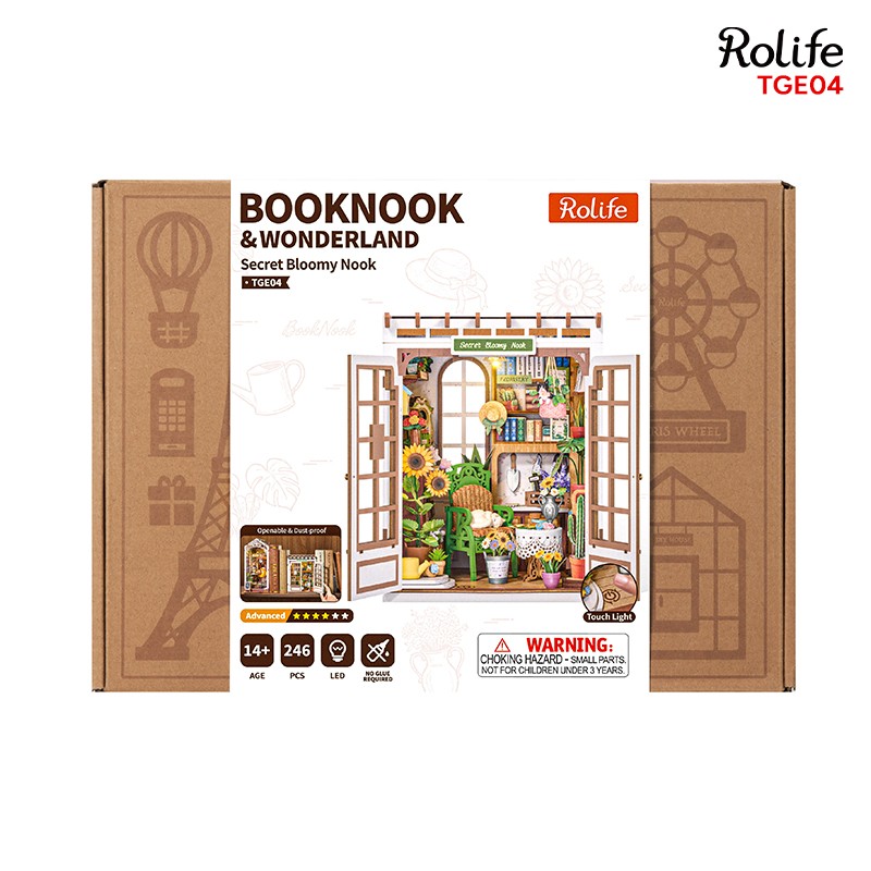 Rolife TGE04 Secret Bloomy Nook 3D Wooden Puzzle