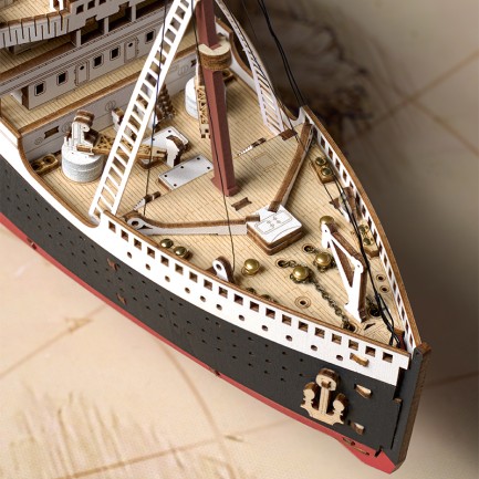 Rolife TGL02 Gemi (1912 Eternal Atlantic Voyager)DIY Minyatür Maket ModelSeti Ahşap 3D Wooden Puzzle 3D Model Kit Detaylı Dekoratif Hobi Seti Ahşap Maket - Thumbnail
