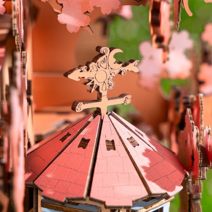 Rolife TGS04 Ağaç Ev (Sakura Tree House) DIY Minyatür Maket Model Seti Ahşap 3D Wooden Puzzle 3D Model Kit Detaylı Dekoratif Hobi Seti Ahşap Maket - Thumbnail