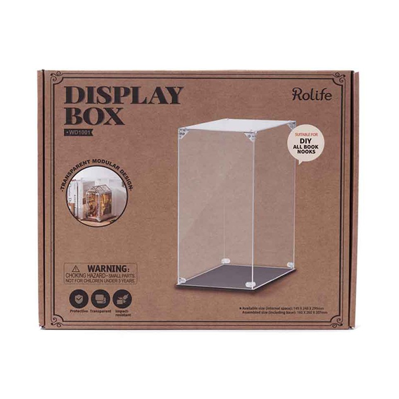 Rolife WD1001 Dust Cover Kitap Köşesi Book Nook DIY Minyatür Maket Model Seti Mini Dollhouse 3D Model Kit Detaylı Dekoratif Hobi Seti 3D Puzzle Tiny House