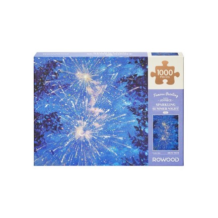 Rowood PT013 Sparkling Summer Night 3D Wooden Puzzle - Thumbnail