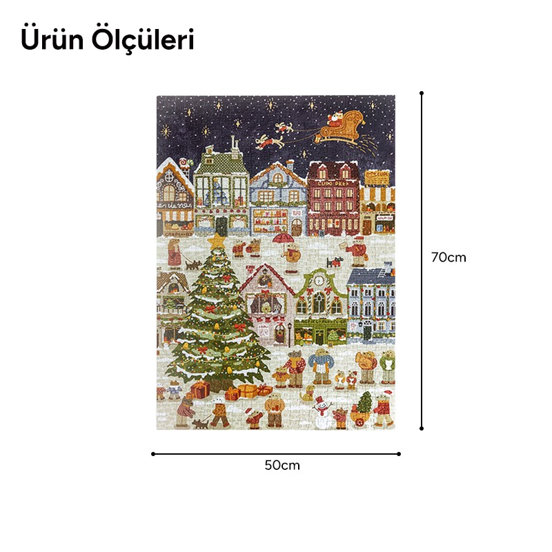 Rowood PT015 Puppies' Christmas Eve 3D Wooden Puzzle