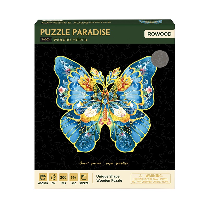 Rowood TA003 Morpho Helena 3D Wooden Puzzle