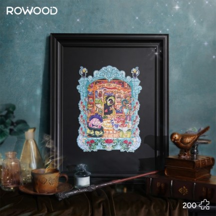 Rowood TA009 Magic Kitty's Home 3D Wooden Puzzle - Thumbnail