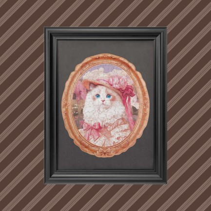 Rowood TAK002 Black Vintage Puzzle Frame 3D Wooden Puzzle - Thumbnail