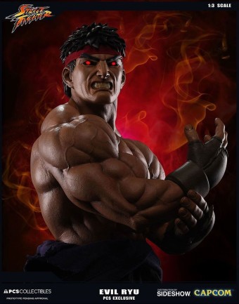 Ryu Evil Ryu 1:3 Scale Statue Pop Culture Shock - Thumbnail