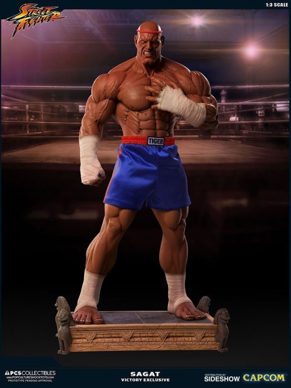 Sagat Victory Statue