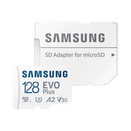 Samsung - Samsung EVO Plus 128 GB Drone & Aksiyon Kamera & Araç İçi Kamera İçin Yüksek Hızlı Hafıza Kartı